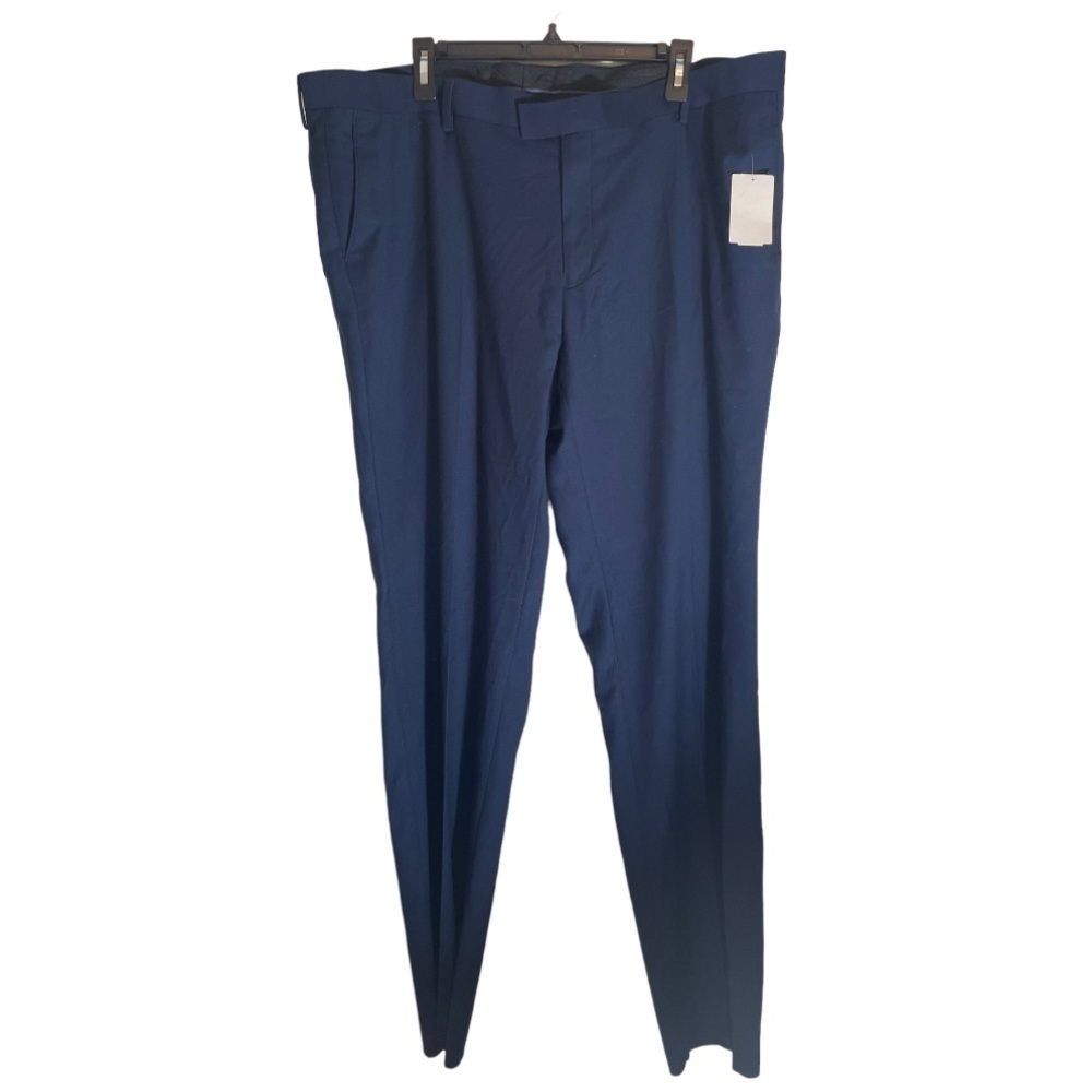 Soul of London mens navy blue dress pants